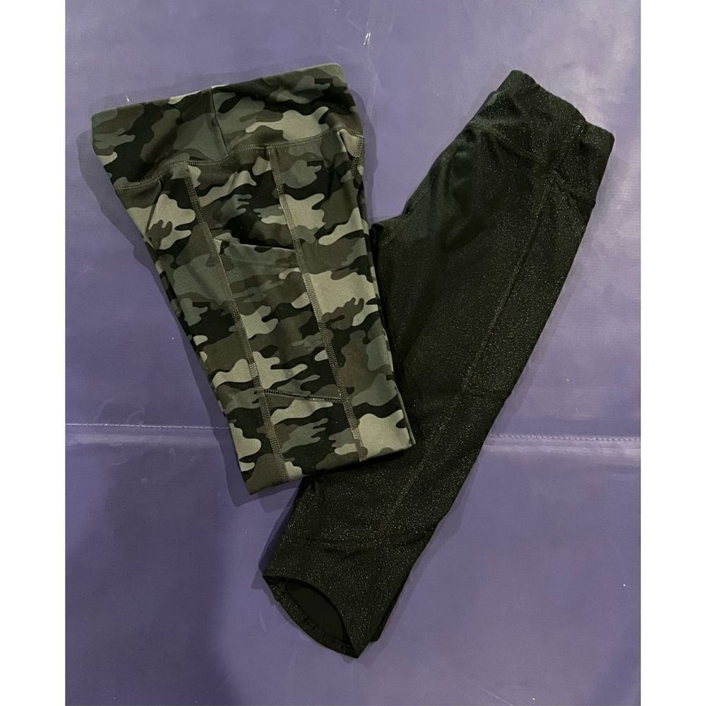 Girls’ Black & Camo Legging Bundle